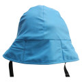 Небесно-голубой PU водонепроницаемый плащи / Rain Cap/шляпа для взрослых